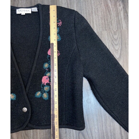 Vintage Artisan Wear Sweater Women's Large  80s 90s Size 12 - Picture 2 of 10